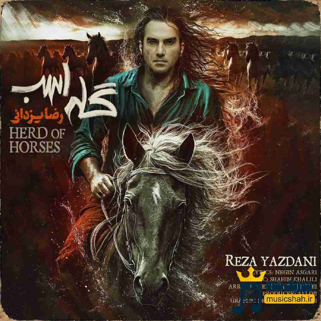 رضا یزدانی گله اسب